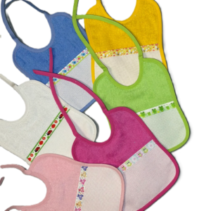 Χρωματιστή Σαλιάρα και Φάσα για Κέντημα – Εξατομικευμένο Σχέδιο 🪡✨