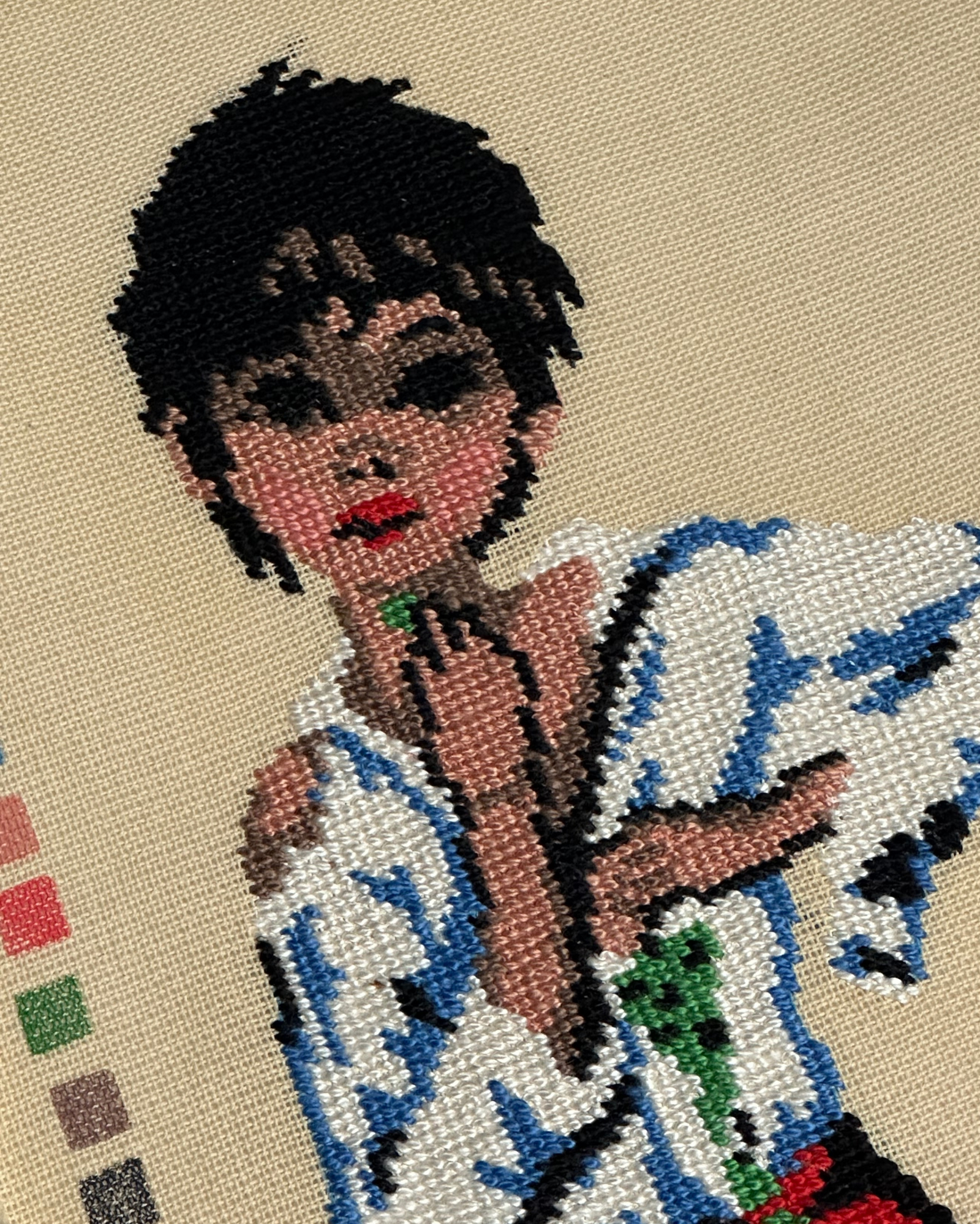 Έτοιμο Χειροποίητο Vintage Κέντημα – Αγόρι & Κορίτσι ✨ - Image 4