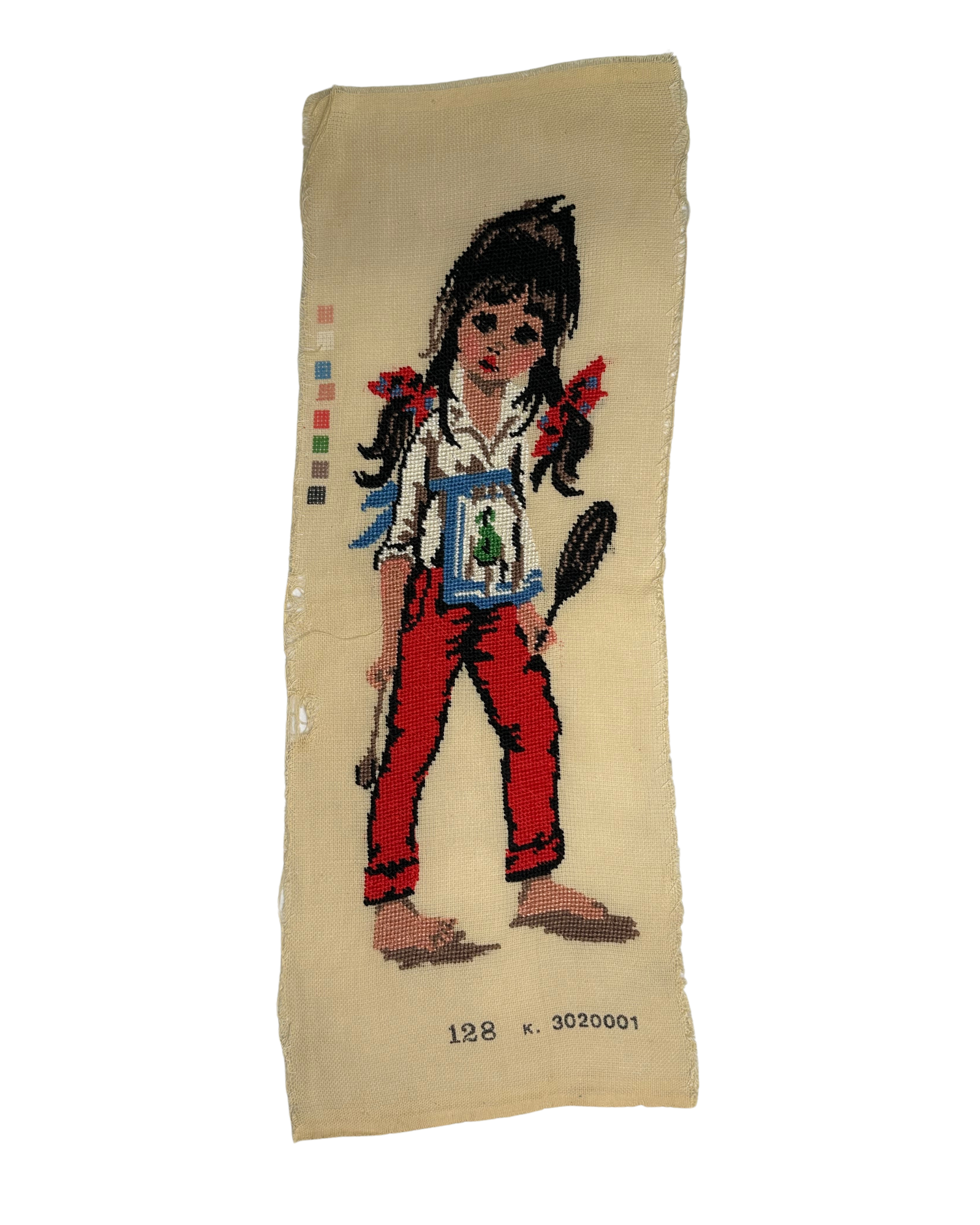 Έτοιμο Χειροποίητο Vintage Κέντημα – Αγόρι & Κορίτσι ✨ - Image 6