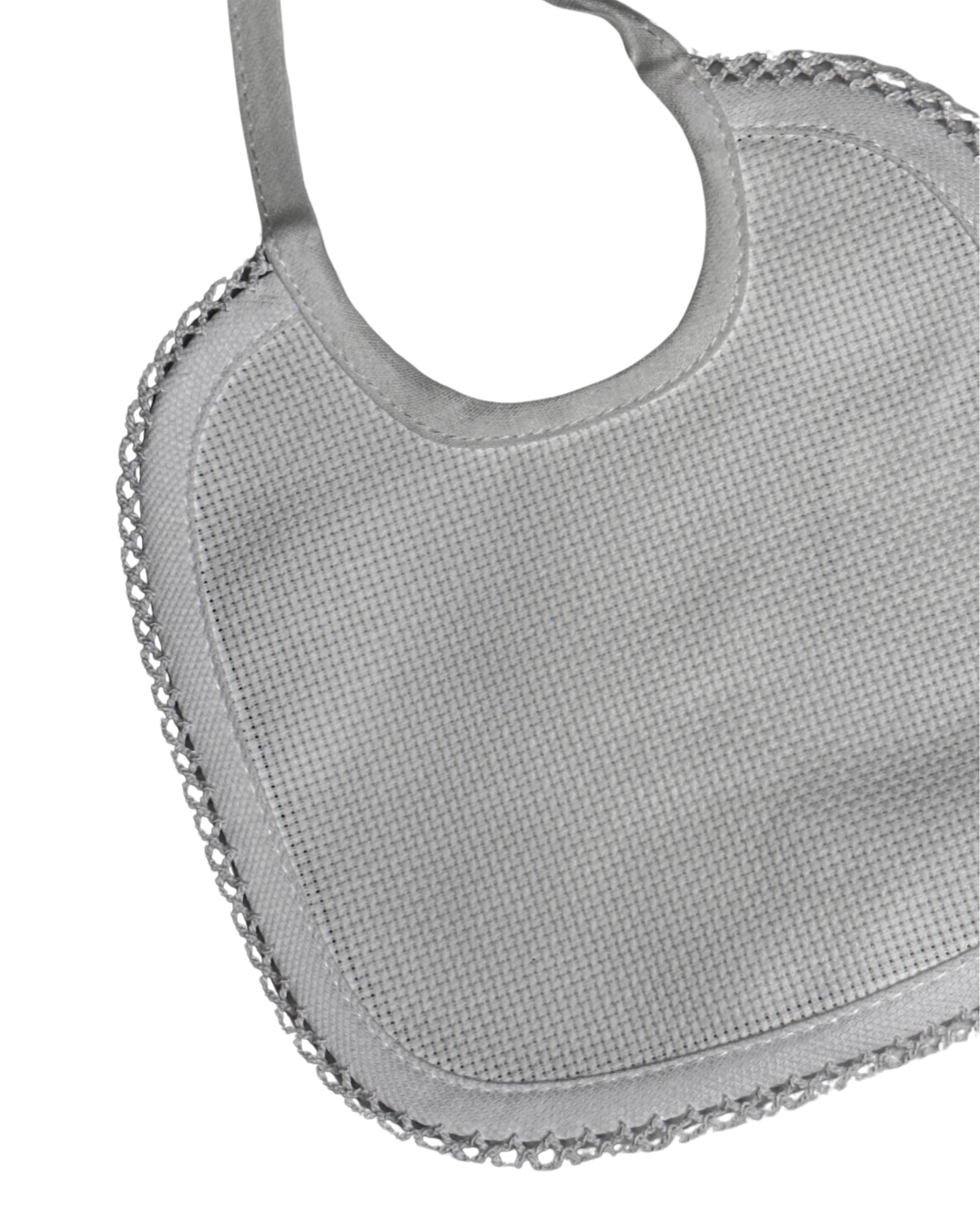 Σαλιάρα Ολόλευκη με Φάσα για Κέντημα – Εξατομικευμένο Σχέδιο 🪡✨