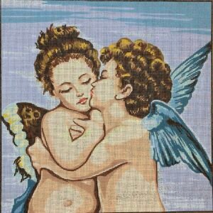 Χειροποίητο Κέντημα με Σχέδιο "Αγγελάκια" – Με Δυνατότητα Μεταποίησης ✨