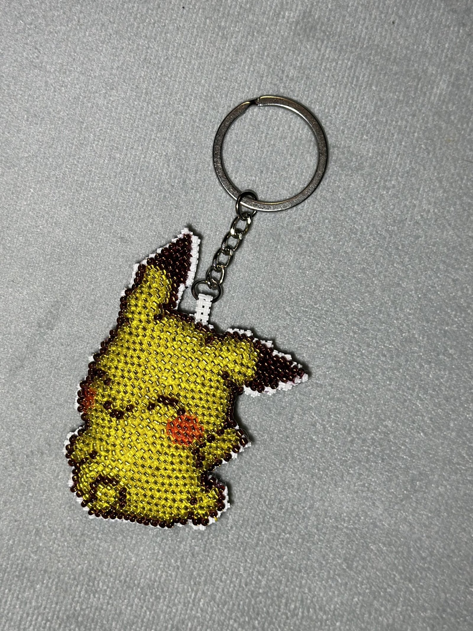 Χειροποίητο Κεντημένο Μπρελόκ "Pikachu" - Image 6