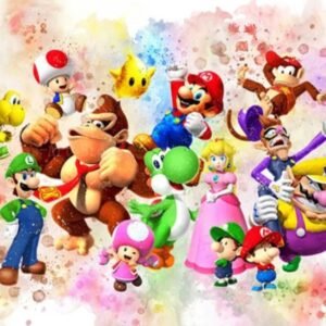 Χειροποίητο Κέντημα με Σχέδιο "Super Mario" – Με Δυνατότητα Μεταποίησης ✨