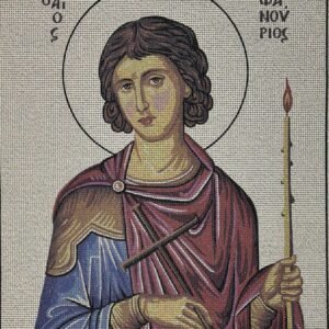 Χειροποίητο Κέντημα "Άγιος Φανούριος" – Μία Θρησκευτική Δημιουργία που Εμπνέει Πίστη και Σεβασμό ✨