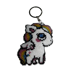 Χειροποίητο Κεντημένο Μπρελόκ "Μονόκερος"