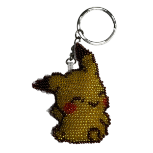 Χειροποίητο Κεντημένο Μπρελόκ "Pikachu"