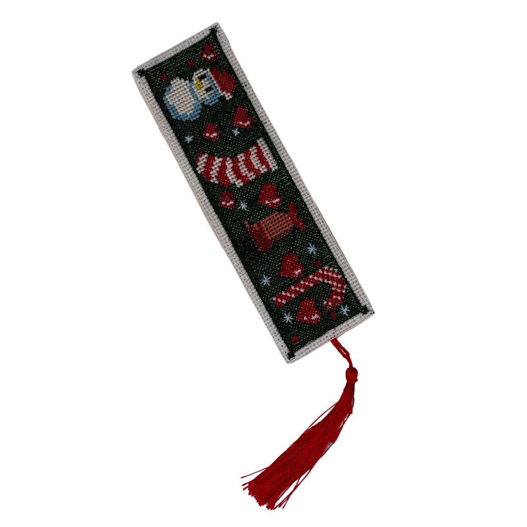 Custom Χειροποίητος Κεντημένος Σελιδοδείκτης – Χριστουγεννιάτικη Συλλογή 📖🎄✨ - Image 4