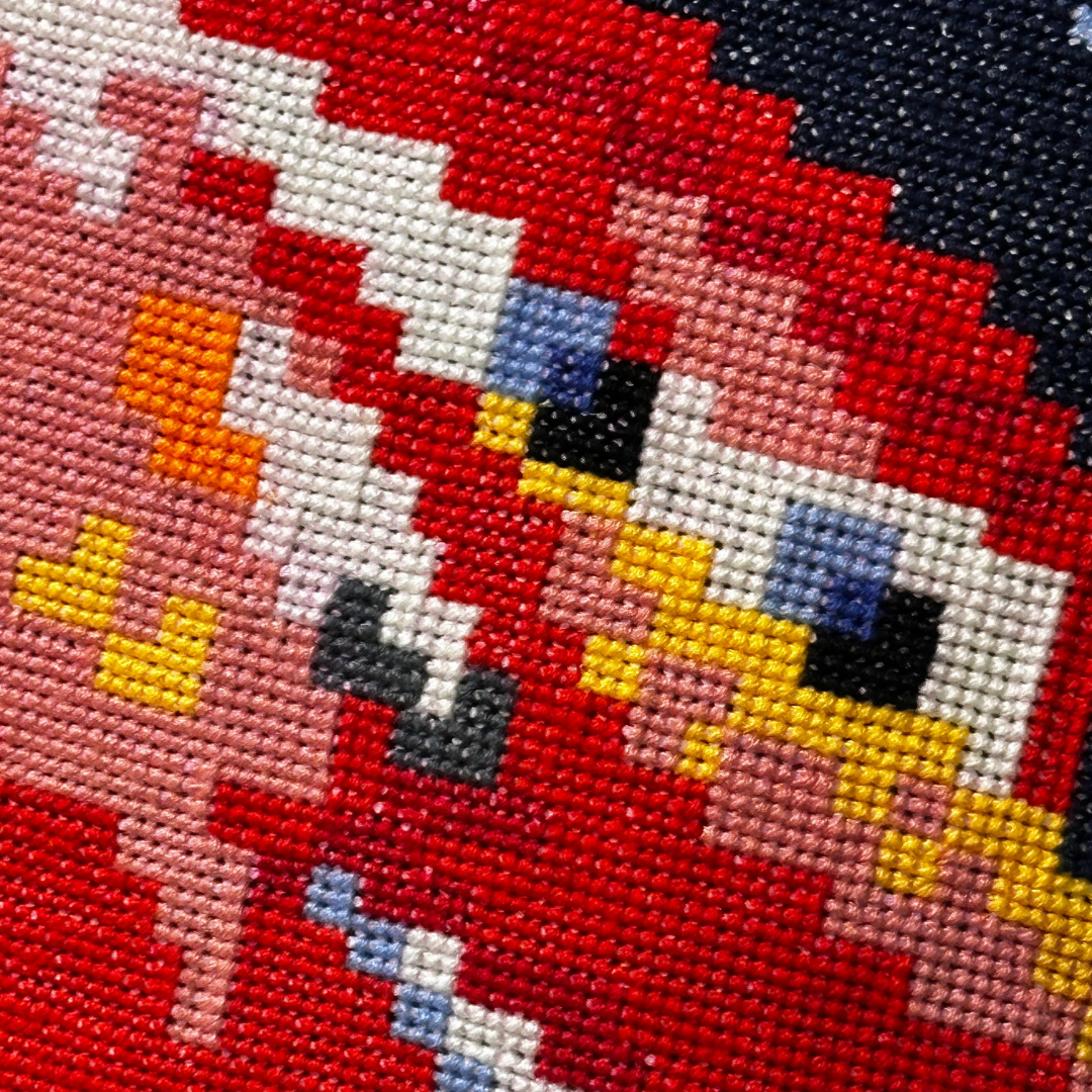 Έτοιμη Χειροποίητη Κεντημένη Μαξιλαροθήκη McQueen – Για Μικρούς & Μεγάλους Φαν των Cars! 🏎️💨✨