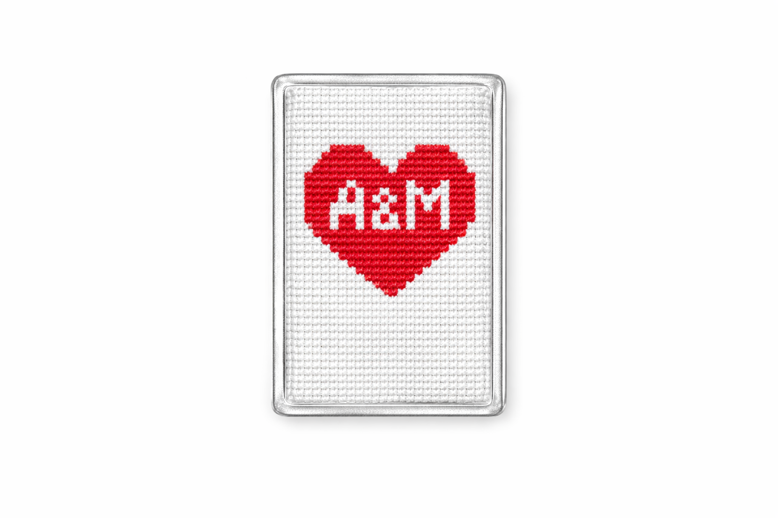 Ακρυλικό Μαγνητάκι με Χειροποίητο Εξατομικευμένο Κέντημα