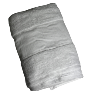 Πετσέτα Λευκή με Φάσα για Κέντημα – Εξατομικευμένο Σχέδιο 🪡🧵🌟