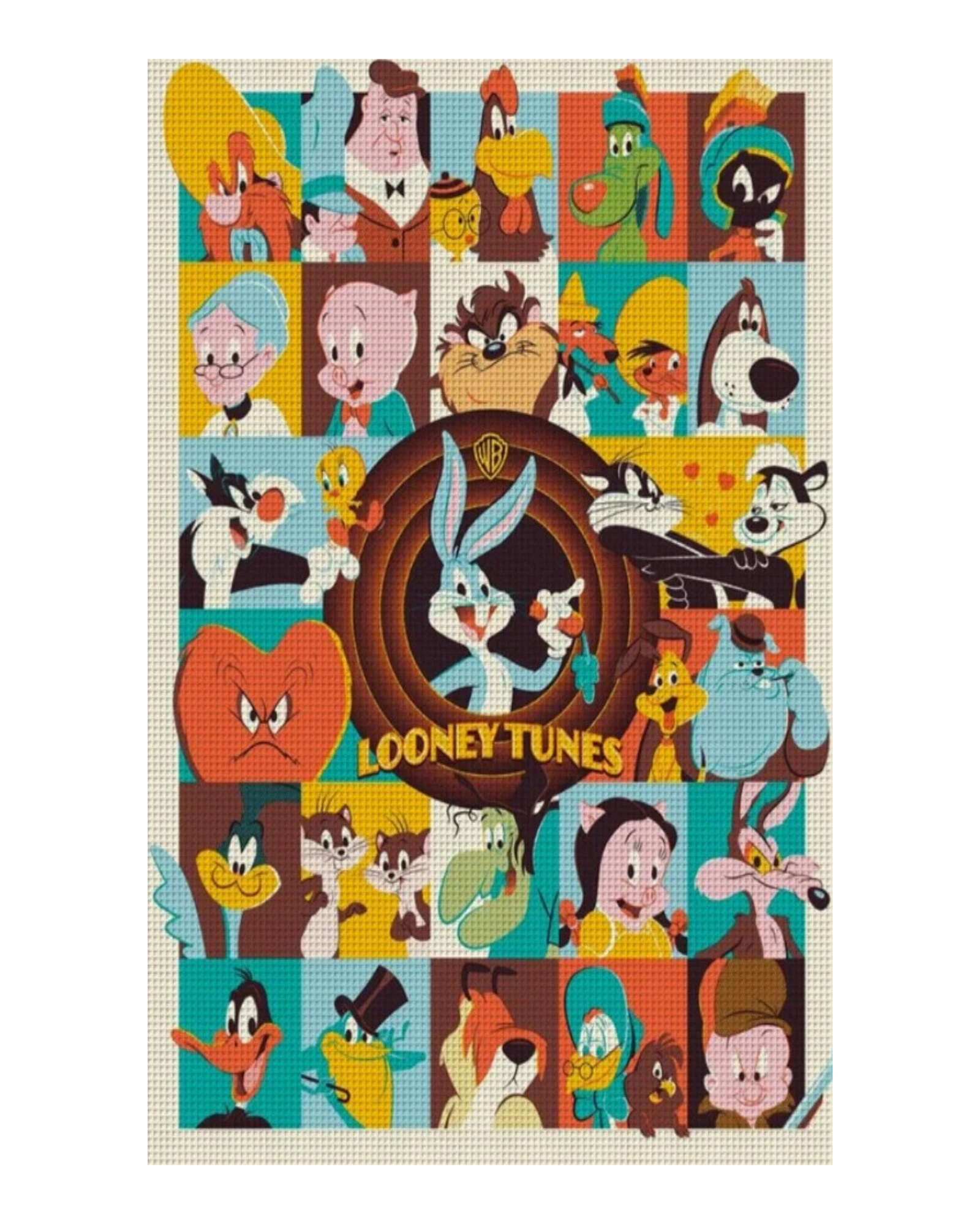 Χειροποίητο Κέντημα με Σχέδιο “Looney Tunes” – Με Δυνατότητα Μεταποίησης ✨