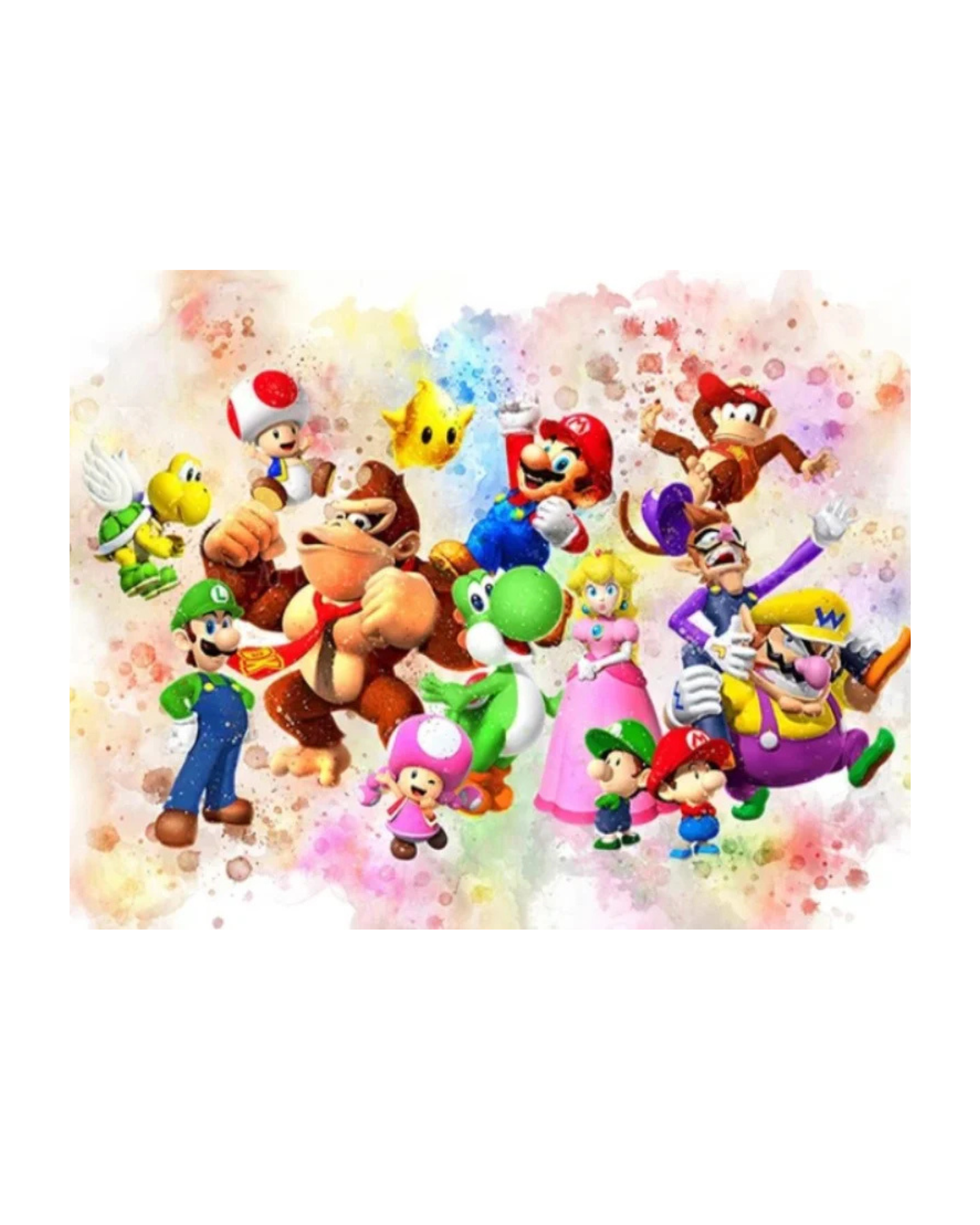 Χειροποίητο Κέντημα με Σχέδιο “Super Mario” – Με Δυνατότητα Μεταποίησης ✨