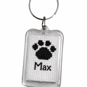 Ακρυλικό Μπρελόκ με Χειροποίητο Εξατομικευμένο Κέντημα