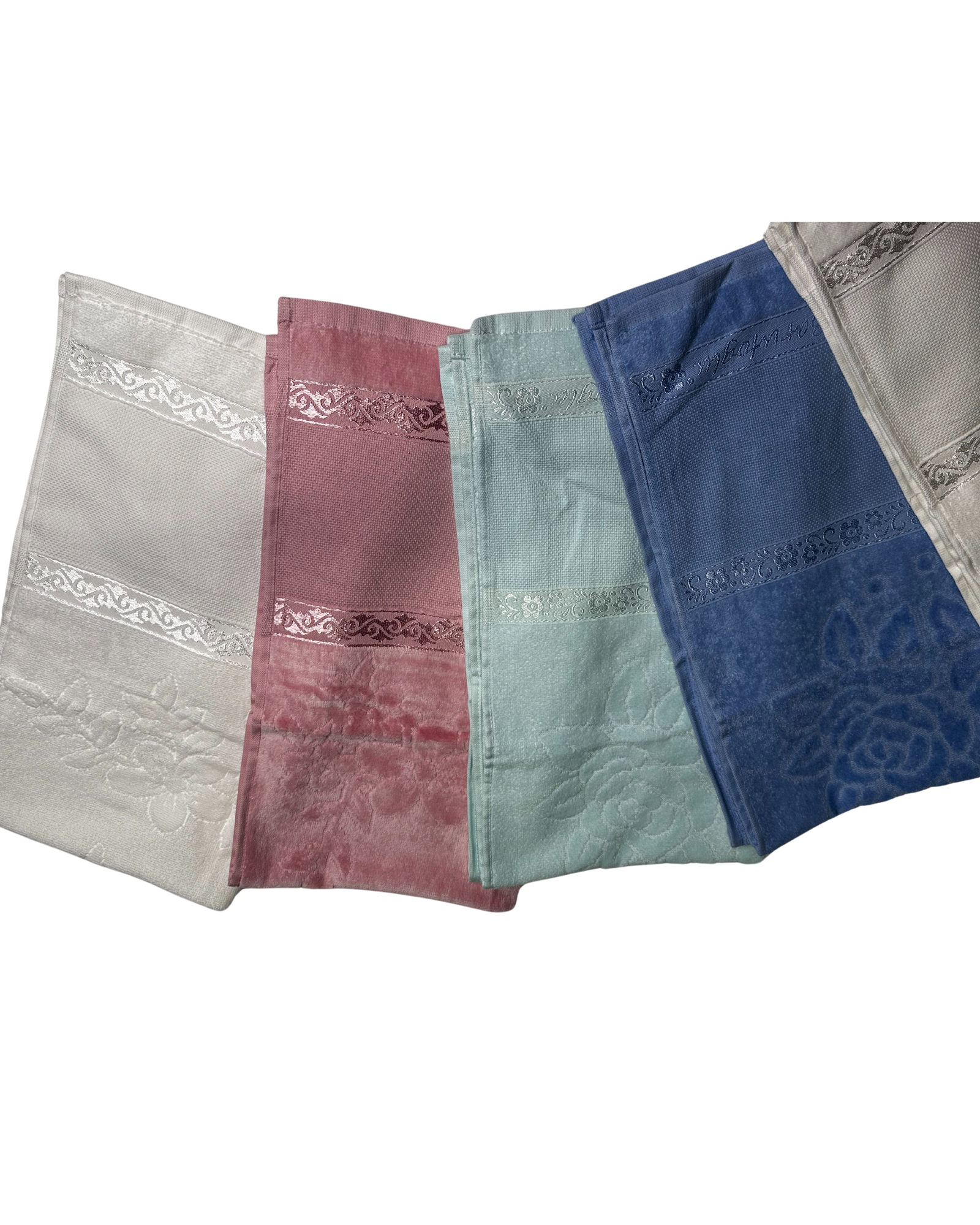 Πετσέτα Ζακάρ Βελουτέ με Φάσα για Κέντημα – Εξατομικευμένο Σχέδιο 🪡🧵✨