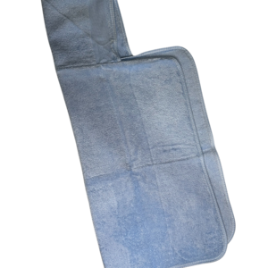 Βρεφικό Μπουρνουζάκι με Φάσα για Κέντημα στην Κουκούλα – Χειροποίητο Εξατομικευμένο Σχέδιο - Σιελ