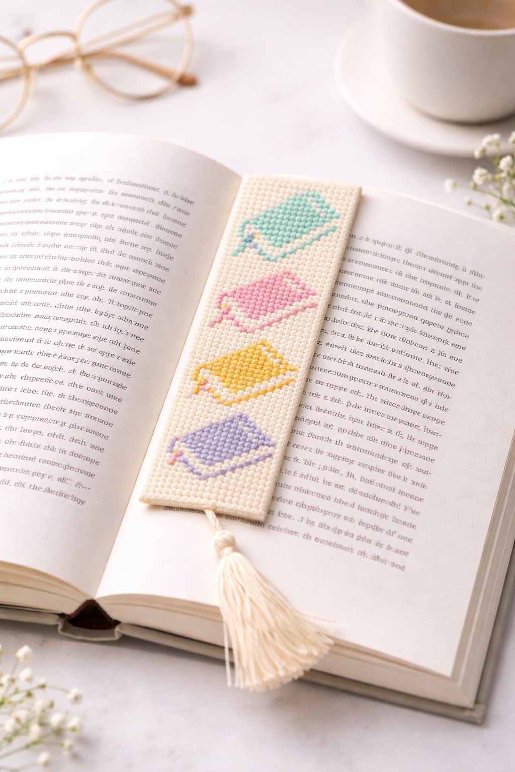 Χειροποίητος Κεντημένος Σελιδοδείκτης – Εξατομικευμένο Σχέδιο