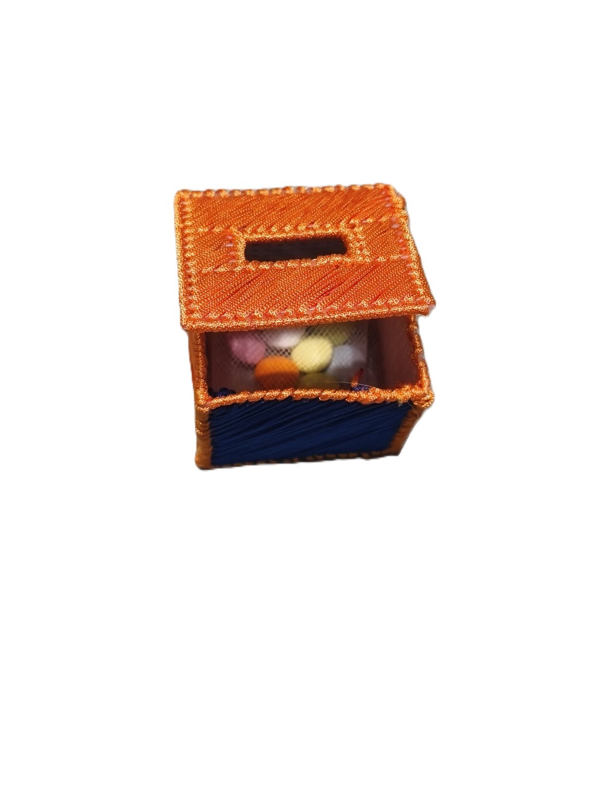 Κεντημένος κουμπαράς μπομπονιέρας