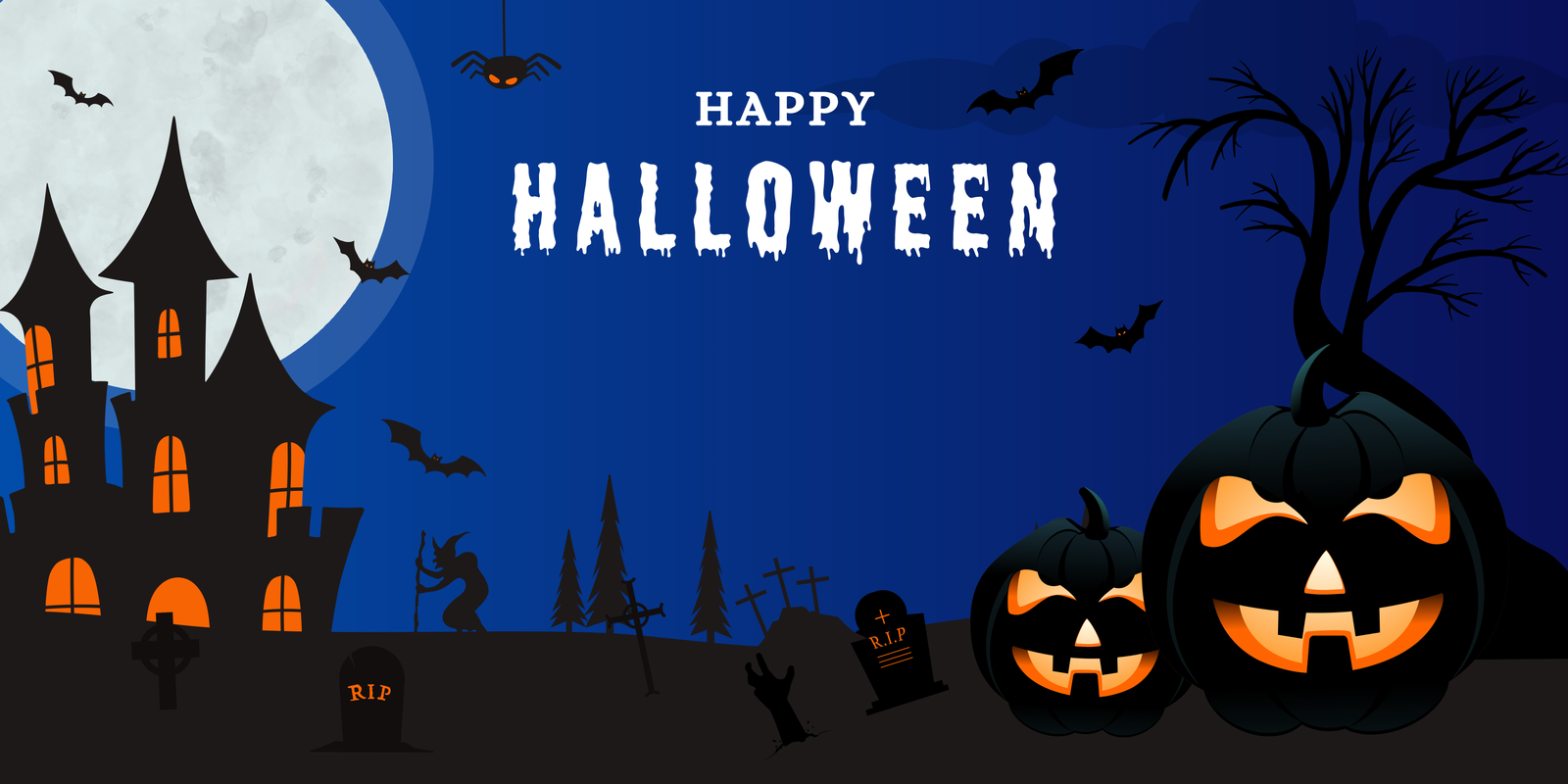 Happy Halloween — Halloween δημιουργίες Cross Stitch