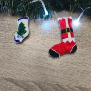 Χειροποίητα Υφασμάτινα Στολίδια με Κέντημα – Χριστουγεννιάτικη Συλλογή 🎅🎄✨