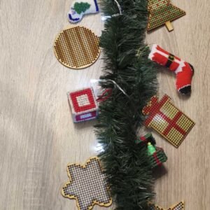 Χειροποίητα Στολίδια με Custom Κέντημα – Χριστουγεννιάτικη Συλλογή 🎅🎄✨