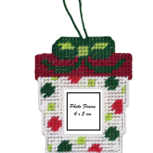 Custom Χειροποίητα Κεντημένα Στολίδια “Κορνίζες” – Χριστουγεννιάτικη Συλλογή 🖼️🎄✨