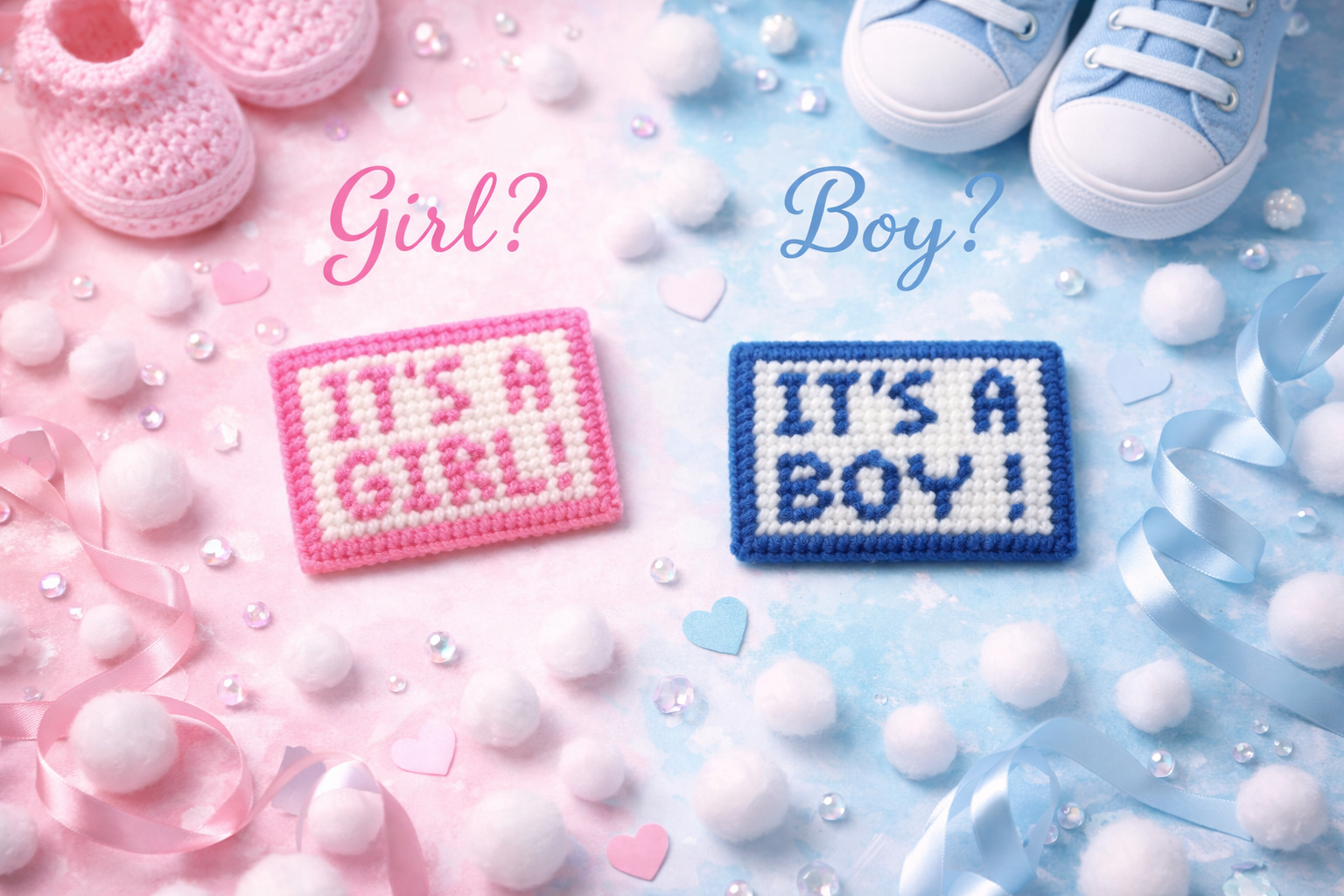 Χειροποίητο Κεντημένο Διακοσμητικό σε Πλαστικό Καμβά – Εξατομικευμένο Σχέδιο