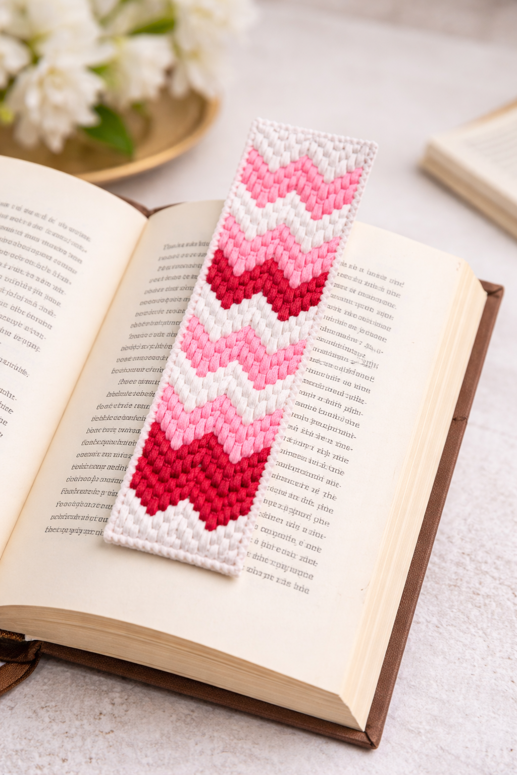 Χειροποίητος Κεντημένος Σελιδοδείκτης – Κλασικός