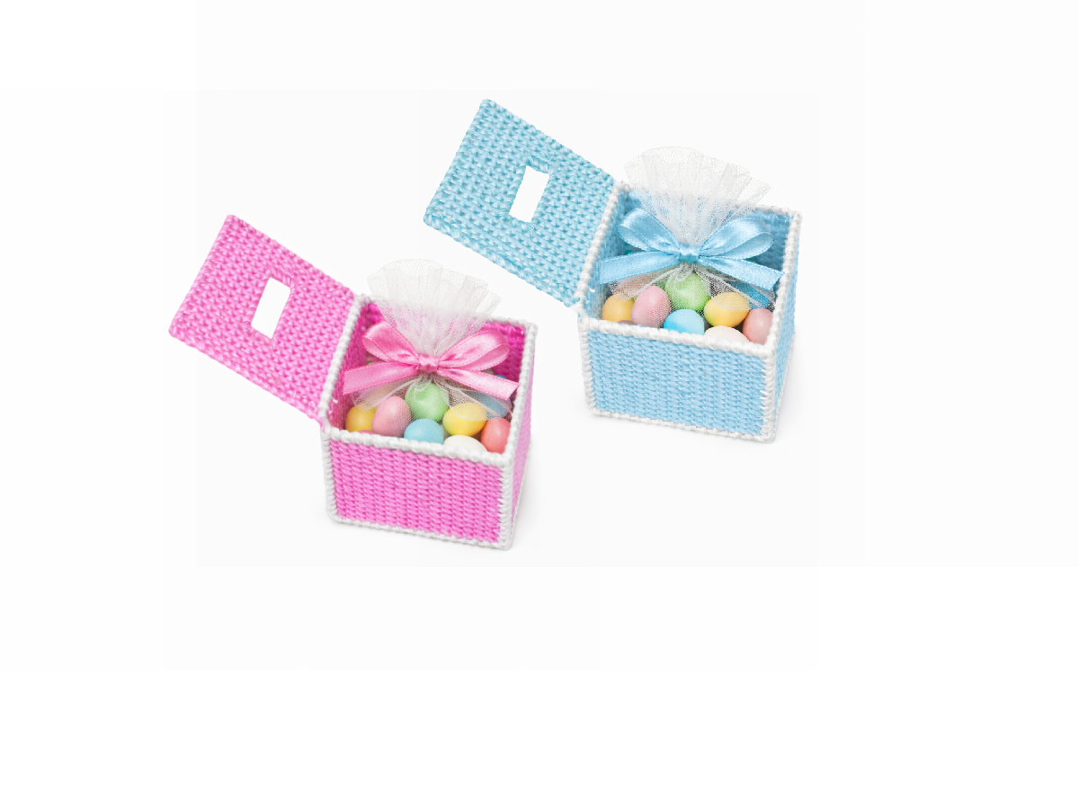 Κεντημένος κουμπαράς μπομπονιέρας